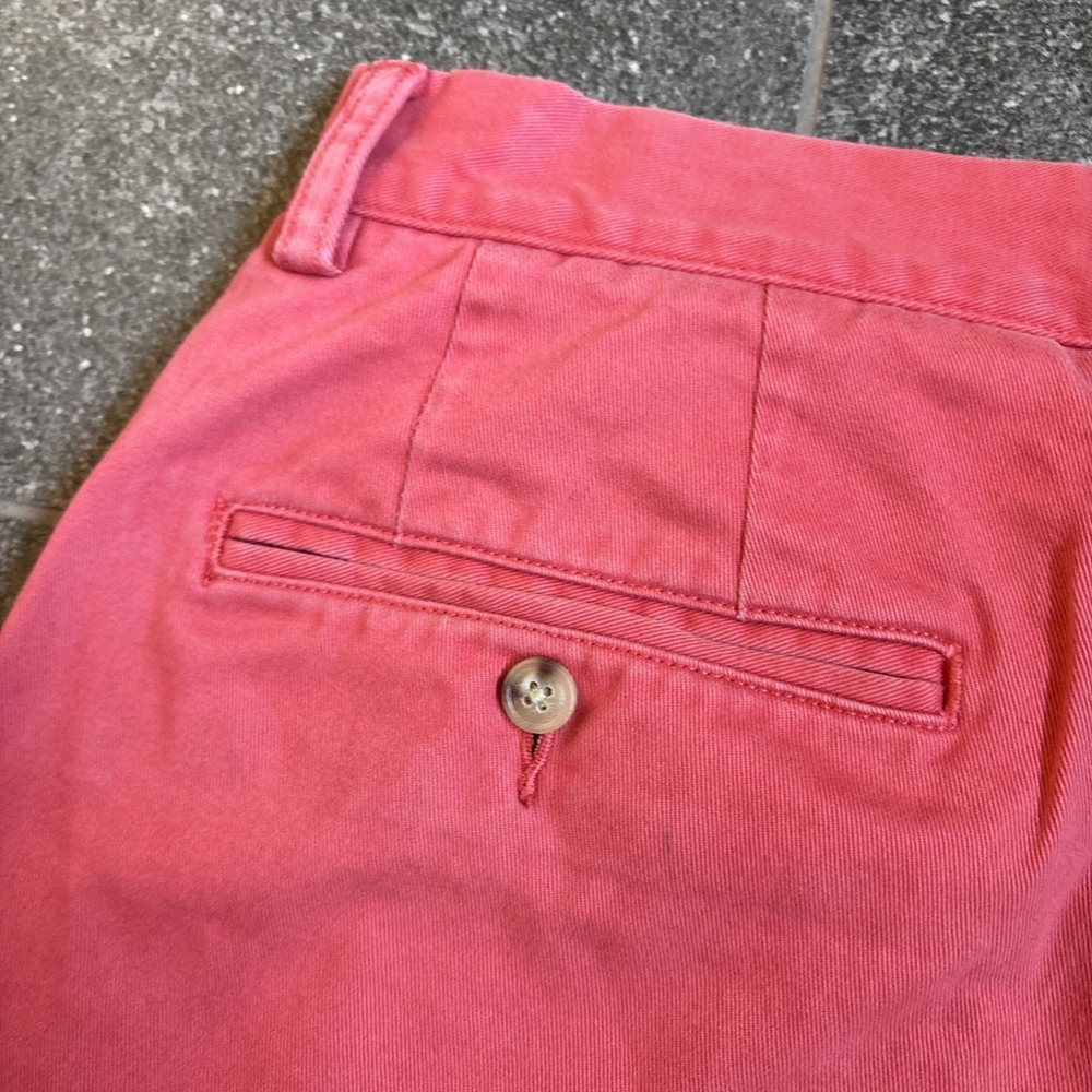 Polo Ralph Lauren Shorts Men 32 Pink Salmon Classic Fit 9 Inch Cotton Chino - Picture 8 of 11